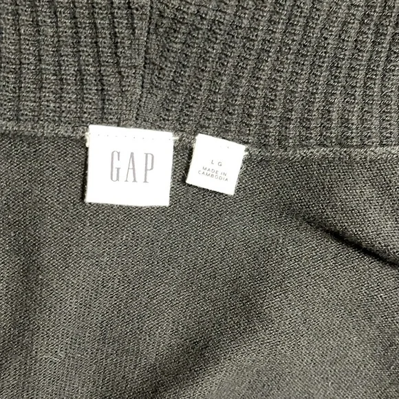 NWT Women’s GAP BELLA THIRD - Black Cardigan Size Large - Picture 6 of 7